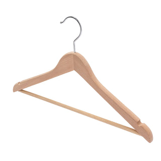 44.5cm Premium European Beech Wood Hanger NO Lacquer & Fine Polished 15mm Thick Sold in 10/20/50 - Mycoathangers