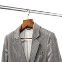 46cm Premium Walnut Wooden Suit Hanger With Bar 50mm thick Sold 2/6/10/20 - Mycoathangers