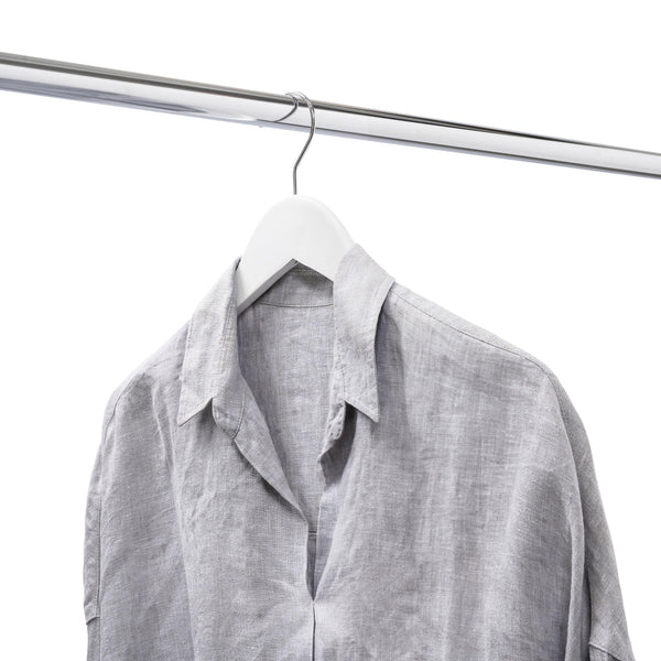 44.5cm White Wooden Top Hanger 12mm thick Sold in Bundle of 25/50/100 - Mycoathangers