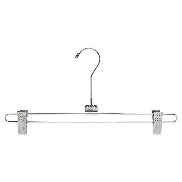 35.5cm Metal Pant/Skirt Hanger With Clips (3.5mm thick) Sold in Bundle of 25/50/100