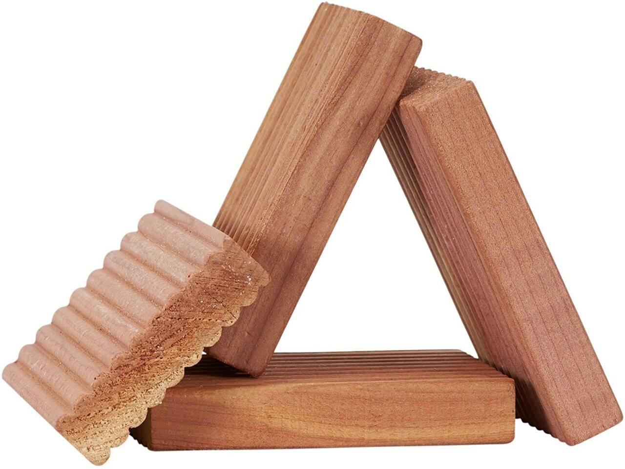 Natural Cedar Blocks for Clothes Storage-Sold in bundles of 24/48/72 pcs - Mycoathangers