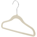 25cm Kids Size Slim-Line Ivory Suit Hanger with Chrome Metal Hook Sold in 20/50/100 - Mycoathangers