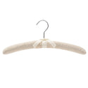 38cm Natural Cotton Canvas Hangers w/Chrome Hook- Sold in Bundle of 10/20/50 - Mycoathangers