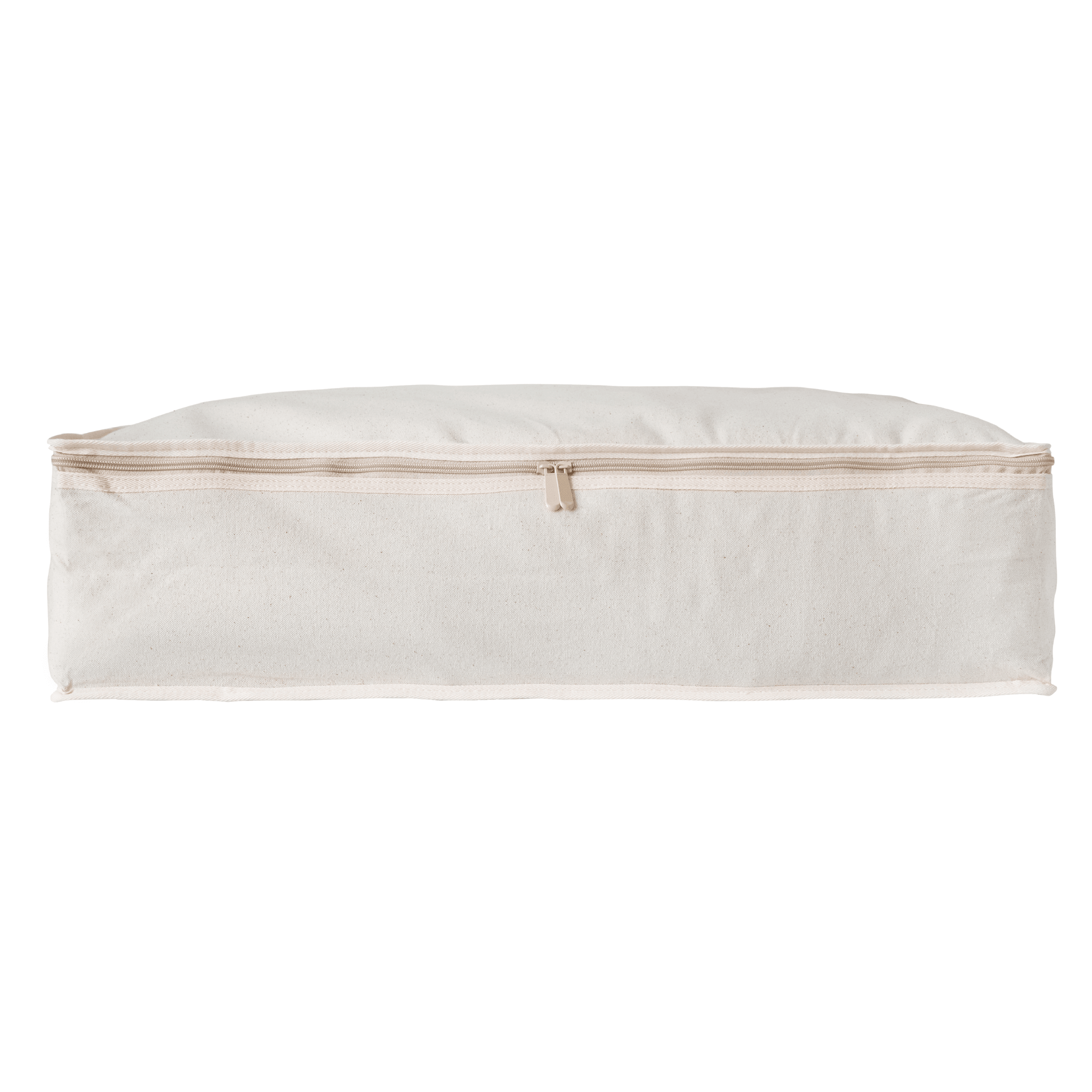 LUSH 10oz Extra Thick Pure Natural Cotton Storage Bags - Large - ( Enhanced Zip Line & Extra Thick Handles) - Mycoathangers