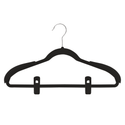 Black Velvet Finger Clips for Velvet Coat Hangers Sold in Bundles 20/50/100 pcs - Mycoathangers