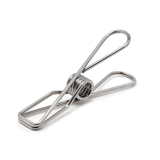 Regular Size Stainless Steel Clothes Pegs (Light Grip 1.7mm Thick) Silver Colour Sold in 40/80 - Mycoathangers