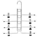 35.5cm Detachable Anti Slip Multi Layers Metal Pant Hangers with Clips Sold in 1/3/5 - Mycoathangers