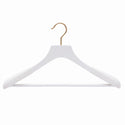45cm Premium White Wood Bridal Wear Hanger With White Velvet Coating on 50mm Thick Shoulders Sold 2/6/10/20