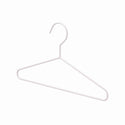 30.5cm Kid Size Metal Clothes Hanger (3.5mm thick) Matte White Sold in Bundles of 25/50/100