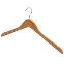 17'' Natural Wooden Top Hanger 12mm thick Sold in Bundle of 25/50/100