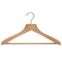 46cm Premium European Beech Wood Suit Hangers 50mm Thick Shoulders - Sold In 2/6/10 - Mycoathangers