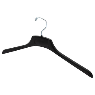 18'' Black Plastic Man's Top/Skirt Hanger Sold in Bundles of 25/50/100