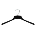 18'' Black Plastic Man's Top/Skirt Hanger Sold in Bundles of 25/50/100