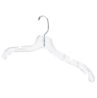 17 Clear Plastic Dress/Shirt Hangers (100/case)