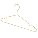 43cm Gold Colour Metal Suit Hanger (3.5mm thick) w/Notches Sold in Bundles of 25/50/100 - Mycoathangers