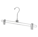 35.5cm Metal Pant/Skirt Hanger With Clips (3.5mm thick) Sold in Bundle of 25/50/100 - Mycoathangers