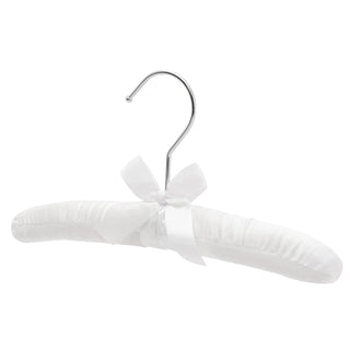12" White Satin Childrens Hangers-Sold in Bundle of 10/20/50