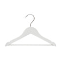 30.5cm White Wooden Baby Hanger w/ Bar Sold in Bundle of 10/20/50/100