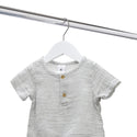 25cm White Wooden Baby Hanger w/ Bar Sold in Bundle of 25/50/100