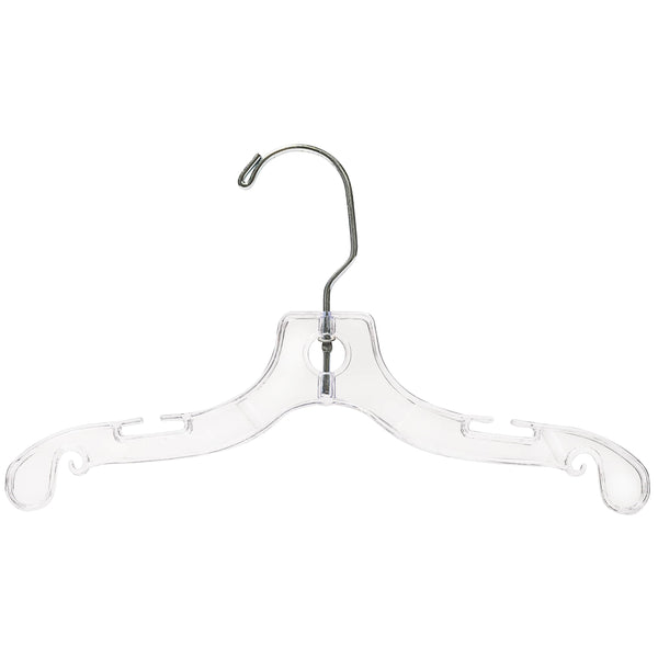 25cm Childrens Top Plastic Hanger Sold in Bundles of 25/50/100