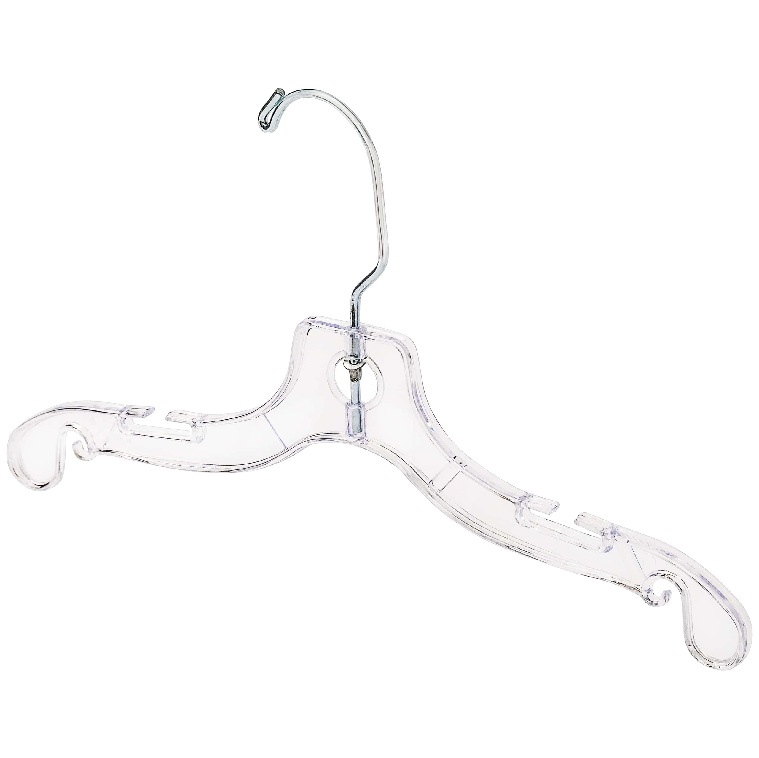 25cm Childrens Top Plastic Hanger Sold in Bundles of 25/50/100