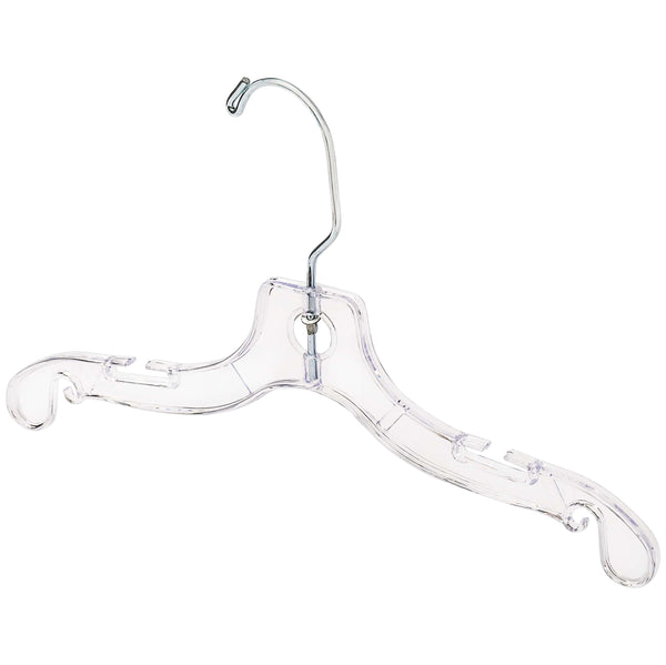 25cm Childrens Top Plastic Hanger Sold in Bundles of 25/50/100