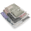 Home Essential Extra Soft Vacuum Storage Bags - 6 Pack - (Small X 2 & Medium X 2 & Large X 2 )