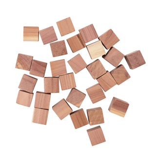 Natural Cedar square blocks for Clothes Storage - sold in bundles of 15/45/75/150/255 Units