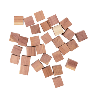 Natural Cedar square blocks for Clothes Storage - sold in bundles of 15/45/75/150/255 Units - Mycoathangers
