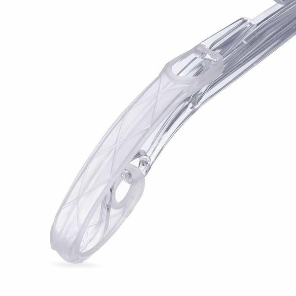 Rubber Hanger Strip "Clear" Sold in Bundles of 100 pcs (50 pairs)
