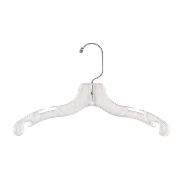 10'' Childrens Top Plastic Hanger Sold in Bundles of 25/50/100