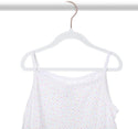 11.5'' Kids Size Slim-Line White Suit Hanger with Rose Gold Hook Sold in Bundles of 20/50/100