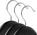 44.5cm Black Wooden Top Hanger 12mm thick Sold in Bundle of 25/50/100 - Mycoathangers