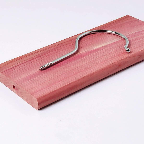 Natural Cedar Hang Ups for Clothes Storage - Sold in bundles of 8/16/24 pcs
