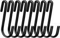Small Size Heavy Duty S Metal Hooks - Matte Black - 304 Stainless Steel with 4mm Thick- Sold in 5/25/50