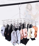 316 Marine Grade Stainless Steel Stainless Steel Round Hanging Drying Rack with 34 Pegs