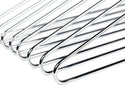 17'' Chrome Metal Suit Hanger (3.5mm thick) w/Notches Sold in Bundles of 25/50/100