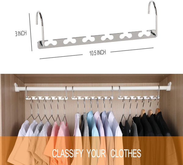 Space Saving Metal Magic Cascading Hanger - Heavy Duty - Sold in 4/8/16