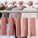 Natural Cedar Hang Ups for Clothes Storage - Sold in bundles of 8/16/24 pcs - Mycoathangers