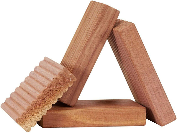 Natural Cedar Blocks for Clothes Storage-Sold in bundles of 24/48/72 pcs - Mycoathangers