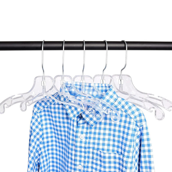 10'' Childrens Top Plastic Hanger Sold in Bundles of 25/50/100