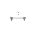 22cm White Wood Baby Pant Hanger With Clips- Sold in Bundle of 5/25/50/100 - Mycoathangers
