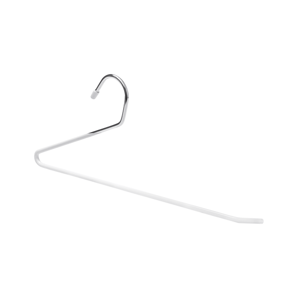 35.5cm Heavy Duty Metal Pant Hanger (4.5mm thick) w/ Vinyl Sleeve Sold in Bundles of 25/50/100 - Mycoathangers