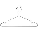 43cm Heavy Duty Chrome Metal Suit Hanger (4.5mm thick) w/Notches Sold in Bundles of 25/50/100 - Mycoathangers