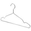 Heavy Duty 17'' Chrome Metal Suit Hanger (4.5mm thick) w/Notches Sold in Bundles of 25/50/100
