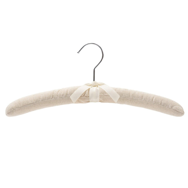 38cm Natural Cotton Canvas Hangers w/Chrome Hook- Sold in Bundle of 10/20/50 - Mycoathangers