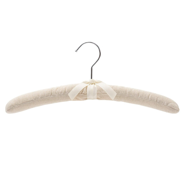 15'' Natural Cotton Canvas Hangers w/Chrome Hook- Sold in Bundle of 10/20/50