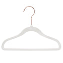 25cm Kids Size Slim-Line White Suit Hanger with Rose Gold Hook Sold in Bundles of 20/50/100 - Mycoathangers