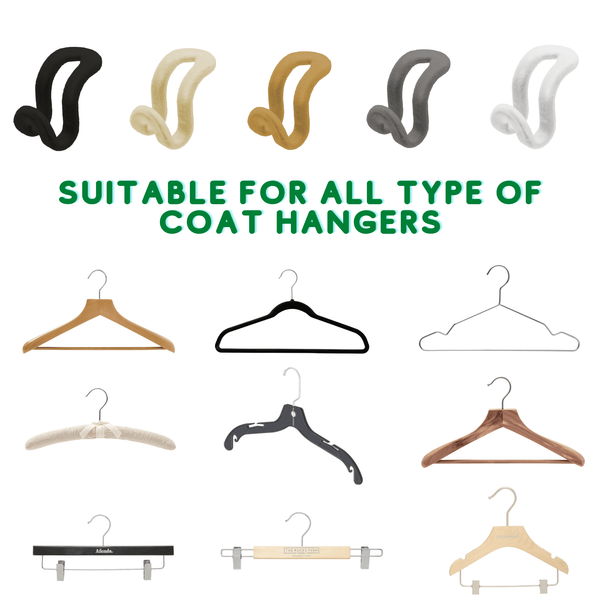 Black Velvet Coated Cascading Hook/Connector Work for all type of hangers Sold in 10/20/80 pcs