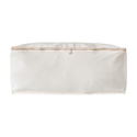 LUSH 10oz Extra Thick Pure Natural Cotton Storage Bags - X-Large - ( Enhanced Zip Line & Extra Thick Handles) - Mycoathangers